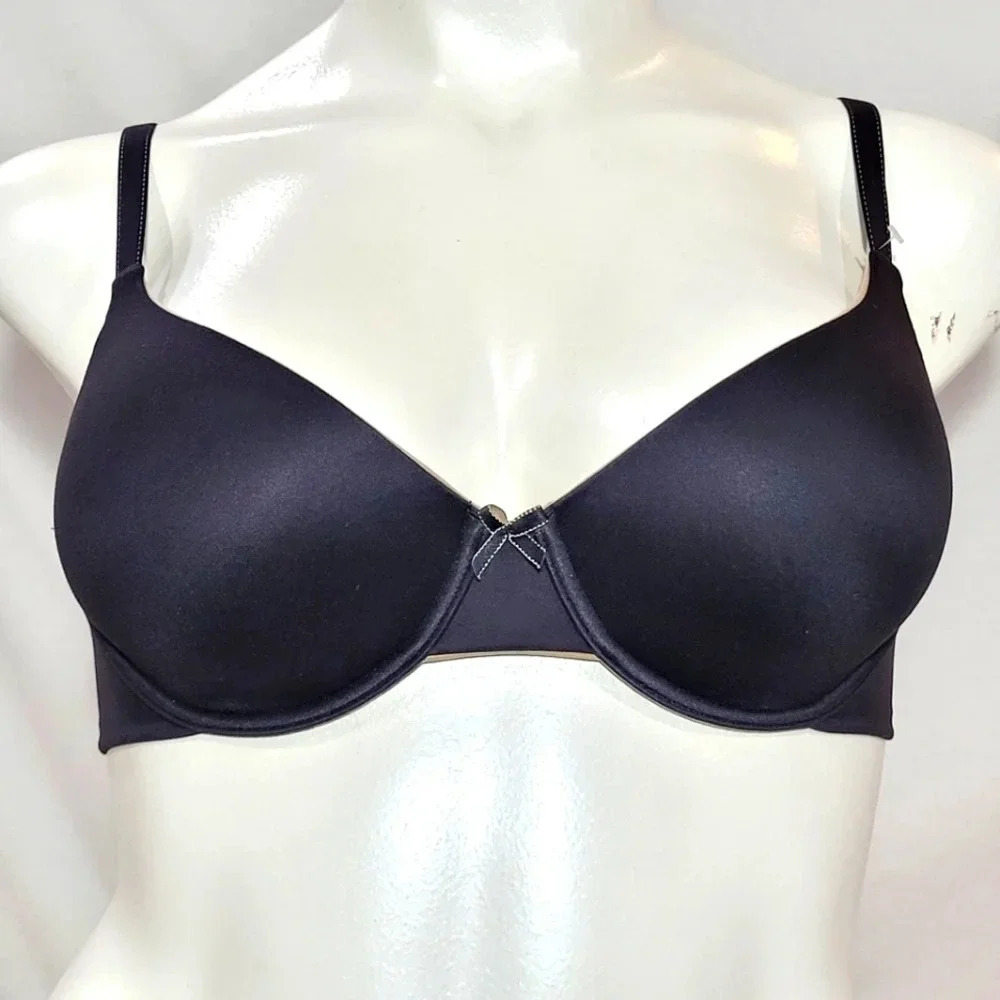 32B Maidenform 9402 Comfort‎ Devotion Demi UW Bra Black NWT